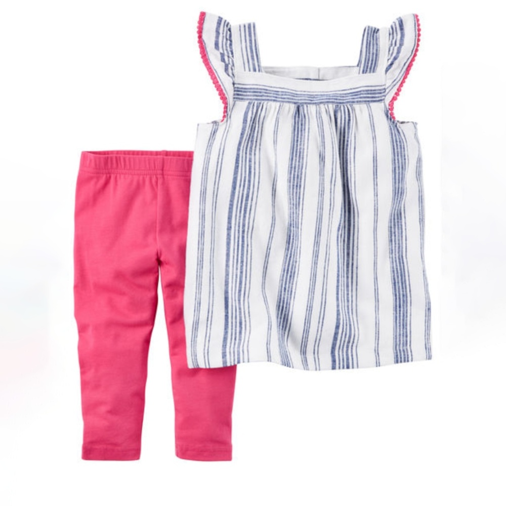 Carter's | 2-Piece Striped Tank & Capri Legging
